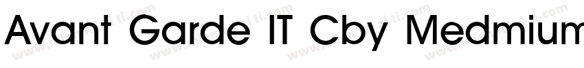 Avant Garde IT Cby Medmium字体转换